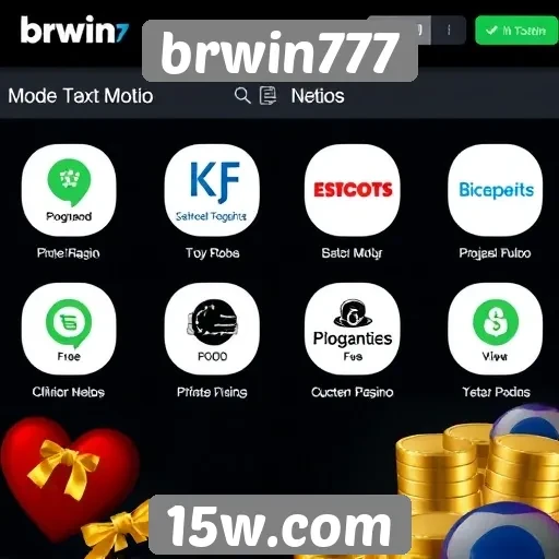 Métodos de pagamento disponíveis no brwin777